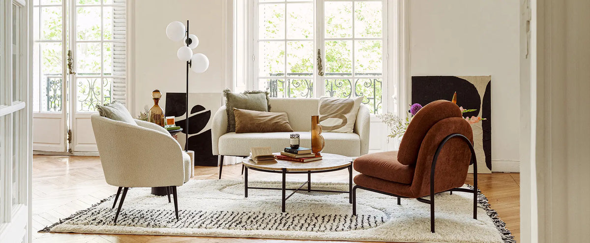 Comment choisir une couleur de tapis qui s'accorde avec votre canapé ?