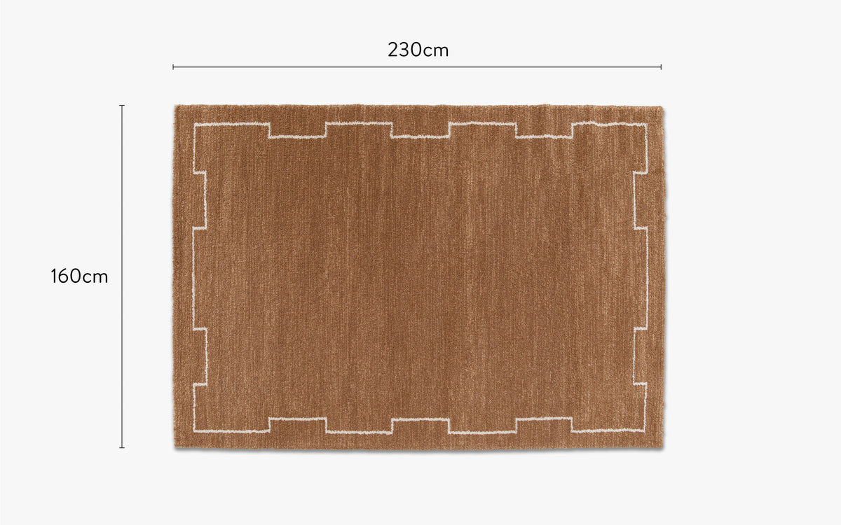 dimensions tapis design crest petit format