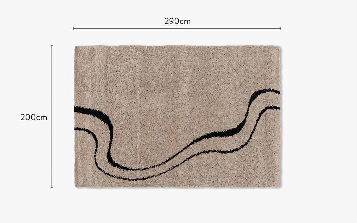 dimensions tapis design drift grand format
